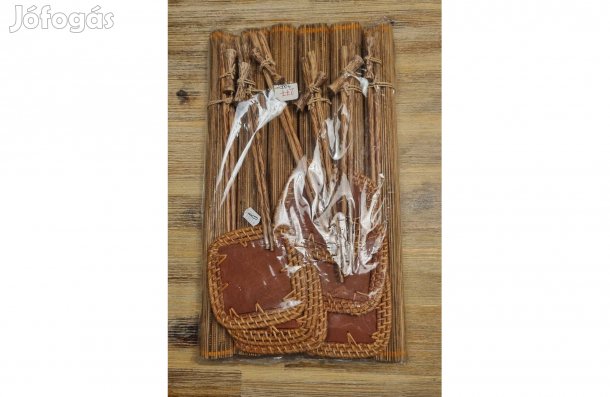 Kínai evőpálcika készlet bambusz, 6 személyes, Új