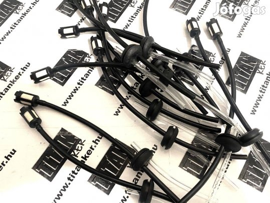 Kínai fűkasza üzemanyagcső 2 csöves benzincső benzin cső 19mm Straus,