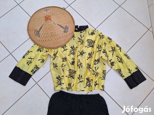 Kínai jelmez (kalap nélkül) iskolásoknak eladó