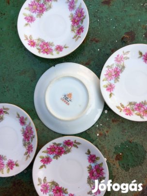Kínai porcelán csésze alátét 5 db