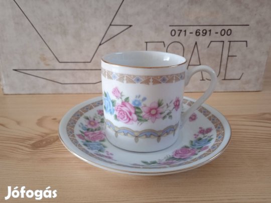 Kínai porcelán kávés készlet