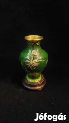 Kínai rekeszzománc váza