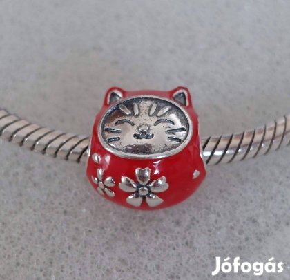 Kínai szerencsehozó cica charm