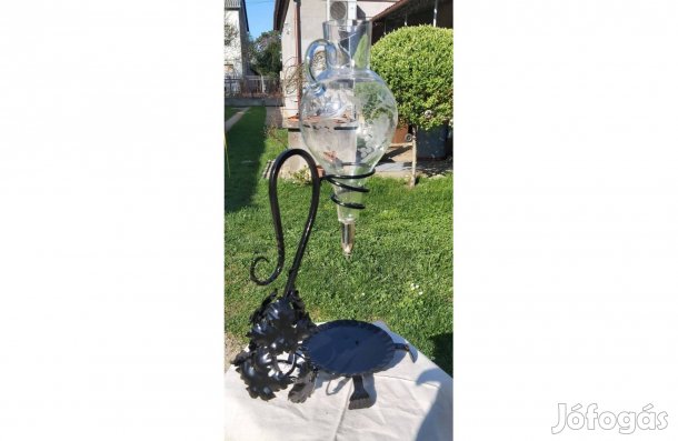 Kínáló edény szőlő mintás üveggel eladó!