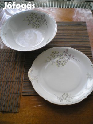 Kínáló tálak porcelánból egyforma mintákkal csehszlovák ár/db
