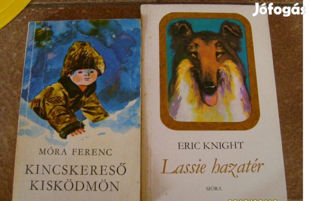 Kincskereső kisködmön és Lassie hazatér c. könyvek