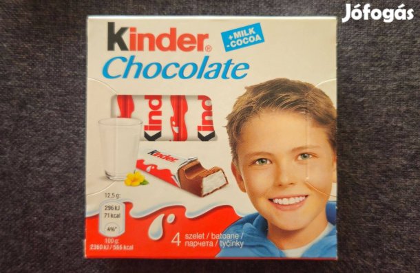 Kinder Chocolate 4x12,5g bontatlan védő szövet zsákban gyűjtőknek