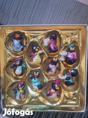 Kinder Peppy Pingos Party, teljes sorozat, papírjával, 1994-es