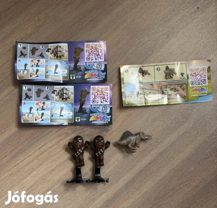 Kinder Star Wars és dínó figura