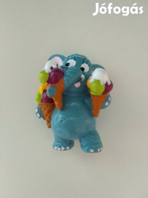 Kinder figura kemény műanyag fagyi fagyizó fagylalt elefánt
