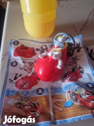 Kinder hóember, közepes méretű, papírjával