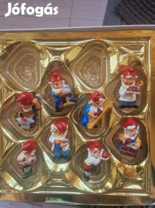 Kinder törpe mesterek, teljes sorozat, papírjával, 1992-es