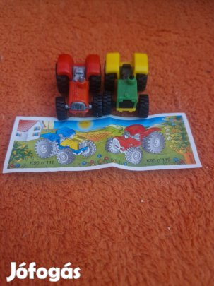 Kinder traktorok papírjával 1995-ös kiadás
