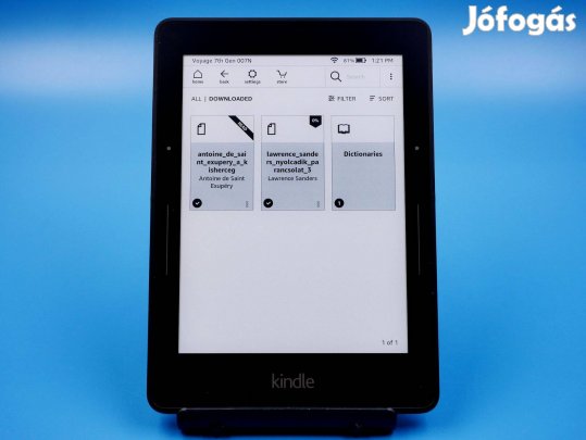 Kindle Voyage (7th Gen) 4GB háttérvilágításos ebook olvasó Paperwhite