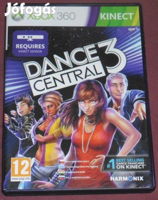Kinect Dance Central 3. Gyári Xbox 360 Játék akár féláron