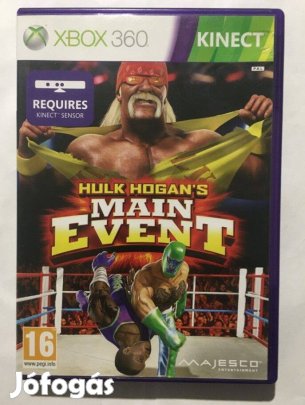 Kinect Hulk Hogans Main Event (Pankráció) Gyári Xbox 360 Játék