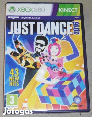 Kinect Just Dance 2016 Gyári Xbox 360 Játék, Akár féláron