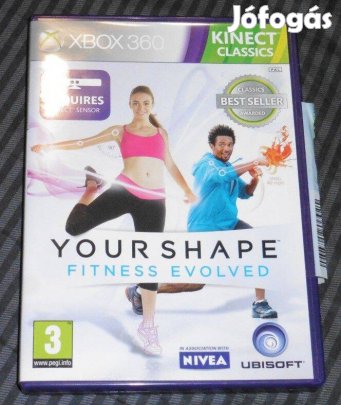 Kinect Your Shape Fitness Evolved (Jóga, Fitness) Gyári Xbox 360 Játék