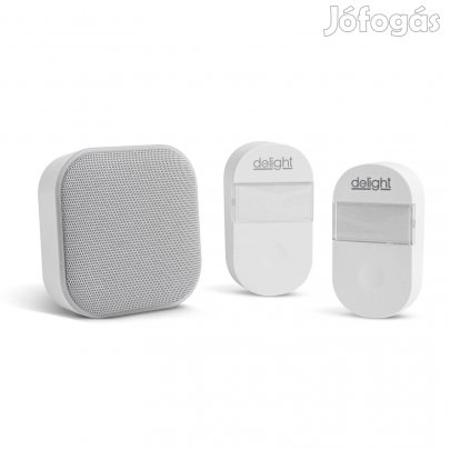 Kinetic Vezetéknélküli csengő és éjjelifény - dupla adó és 220V vevő