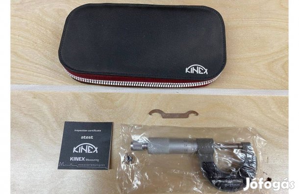 Kinex Mikrométer 0-25mm