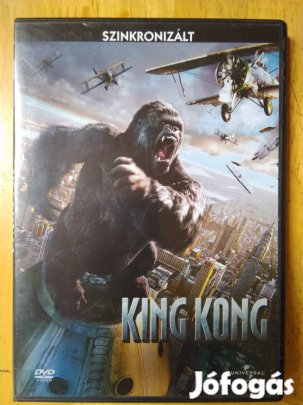 King Kong újszerű dvd Peter Jackson Szinkronizált változat 