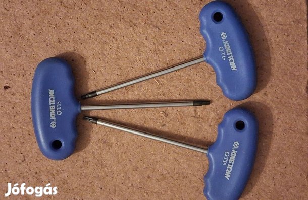 King Tony T15 csavarhúzók eladók egyben