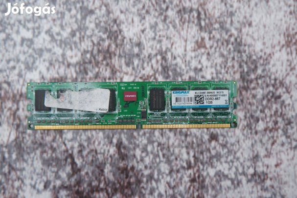 Kingmax 1GB DDR2 667 MHz RAM memória asztali gépbe Klcd48F-B8NU5