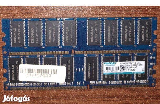Kingmax DDR-400 2×512 MB RAM