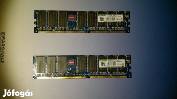 Kingmax RAM DDR -400 1GB 2 db