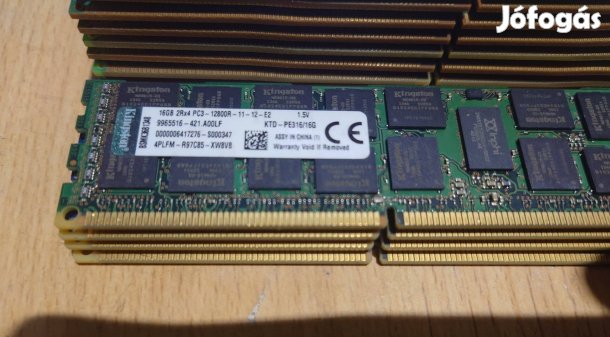 Kingston 16GB DDR3 PC3-12800R memória modul eladó 