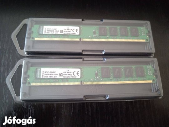 Kingston 16Gb (2x8Gb) DDR3 1600mhz vatta új PC memóriák Kvr16N11/8