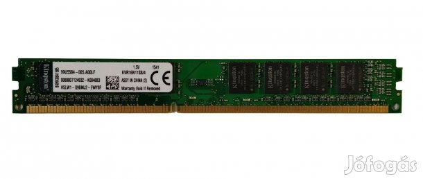 Kingston 4GB DDR3 1600MHz memória
