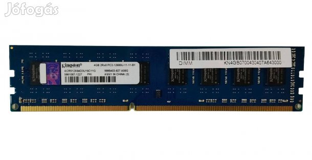 Kingston 4GB DDR3 1600MHz memória