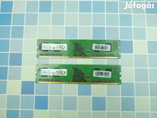 Kingston 4GB /2X2GB/ DDR3 1600MHz RAM memória asztali gépbe Kvr16N11S6