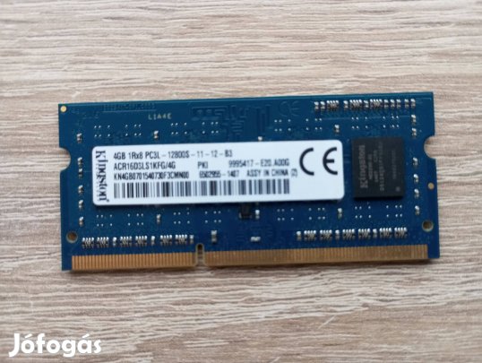 Kingston 4gb DDR3 1600 MHz notebook RAM