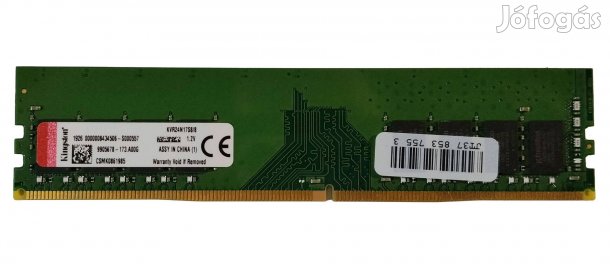 Kingston 8GB DDR4 2400MHz memória