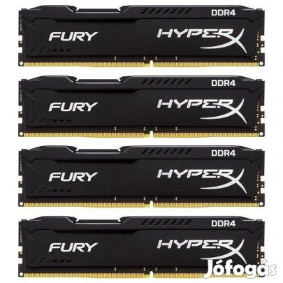 Kingston Hyperx Fury 64Gb (4x16gb) szett DDR4 3200mhz desktop ramok
