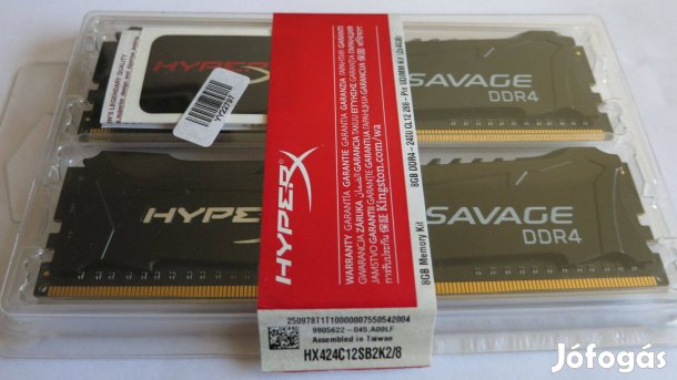 Kingston Hyperx Savage 2x4 GB DDR4 2400 MHz