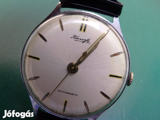 Kinzle Német Minőségű Férfi Karóra Felhúzós Szerkezettel Retro Régi