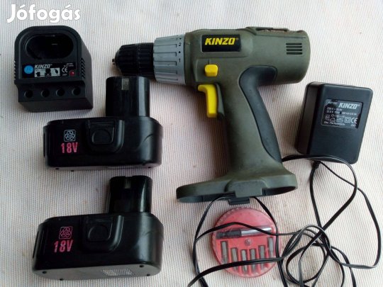 Kinzo 18V akkus fúró / csavarozó, Kinzo 40P1052
