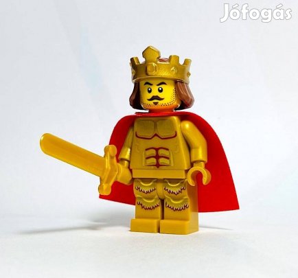 Király - Köpenyben Eredeti LEGO egyedi minifigura - Castle - Új