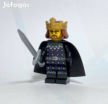 Király - Köpenyben Eredeti LEGO egyedi minifigura - Castle - Új