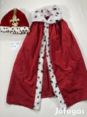 Király jelmez, király palást G680