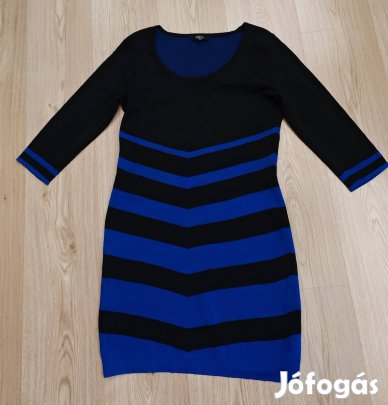 Királykék kötött női ruha