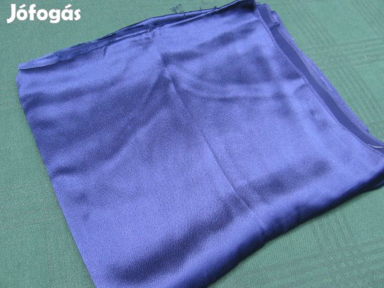 Királykék műselyem - méteráru (V/9.)