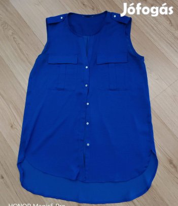 Királykék női tunika blúz L