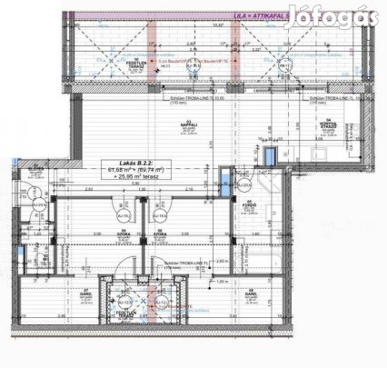 Királykert lakópark B.2.2. lakása