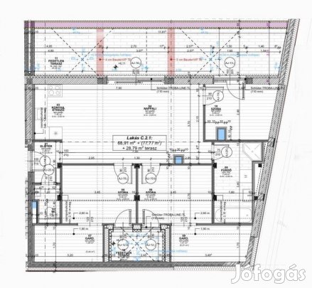 Királykert lakópark C.2.1. lakása