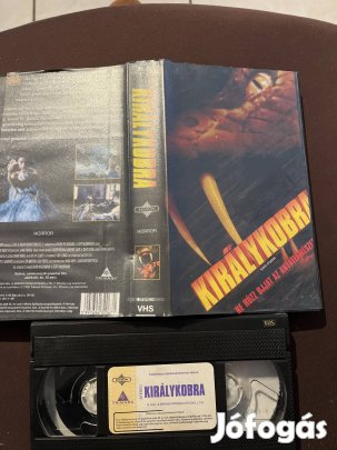 Királykobra vhs kistok horror.  