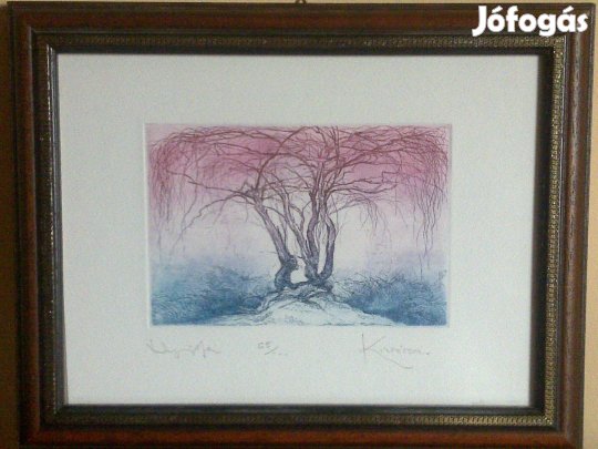 Kis Péter grafika falikép eladó Győrben